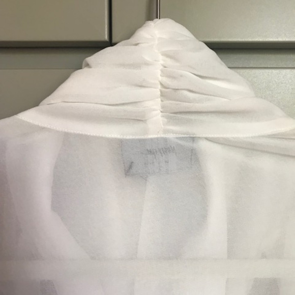 NWT Nasty Gal Off  High Neck Blouse - Picture 3 of 7